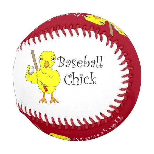 Baseball-Chick-Text Baseball (Vorne Rechts)