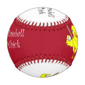 Baseball-Chick-Text Baseball (Rückseite)