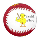 Baseball-Chick-Text Baseball (Vorderseite Links)