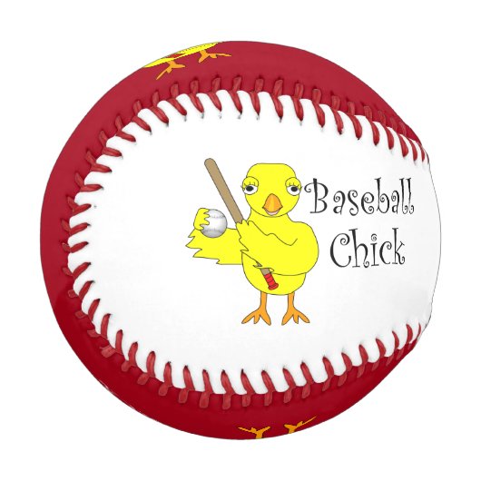 Baseball-Chick-Text Baseball (Vorderseite Links)