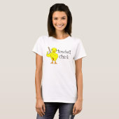 Baseball-Chick-Text T-Shirt (Vorne ganz)