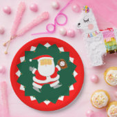 Baseball Christmas Holiday Pappteller (Party)