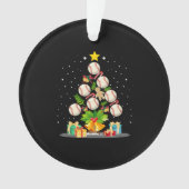 Baseball Christmas Tree Ornament (Vorderseite)