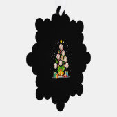 Baseball Christmas Tree Ornament Karte (Rechts)