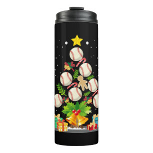 Baseball Christmas Tree Thermosbecher