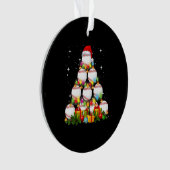 Baseball Christmas Tree Xmas Baseball Player Ornament (Vorderseite)