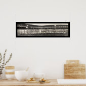 Baseball Cleveland Foto 1910 Poster (Küche)