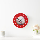Baseball Clock Runde Wanduhr (Zuhause)