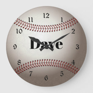 Baseball clock template große wanduhr