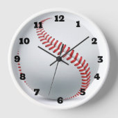 Baseball Clock Uhr (Vorderseite)