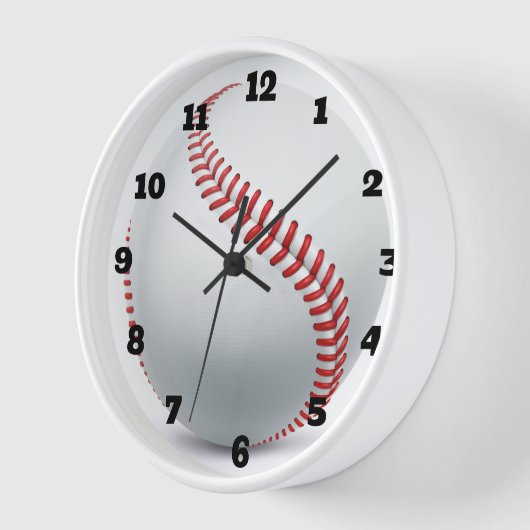 Baseball Clock Uhr (Winkel)