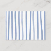 Baseball Clothesline Baby Showe Diaper Raffekarte Begleitkarte (Rückseite)