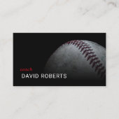 Baseball Coach Beruflich Sport Instructor Visitenkarte (Vorderseite)