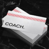 Baseball Coach Beruflich Sports Visitenkarte