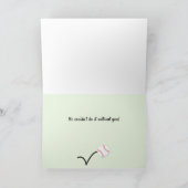 Baseball-Coach-Brauch Dankeskarte (Innenseite)