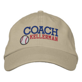 BASEBALL Coach Cap Bestickte Baseballkappe