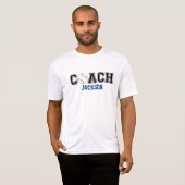 Baseball Coach Custom Athletic tee Danke Geschenk (Vorne ganz)