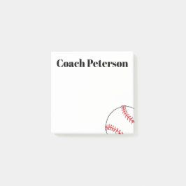 Baseball Coach Custom danke Ihnen Geschenk klebrig Post-it Klebezettel
