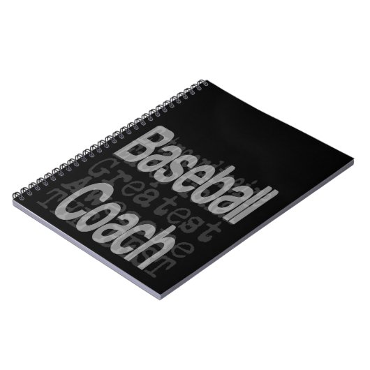 Baseball Coach Extraordinator Notizblock (Linke Seite)