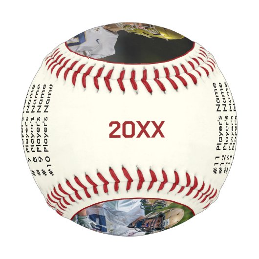 Baseball-Coach-Geschenke, Team-Foto, Coach-Foto Baseball (Rückseite)