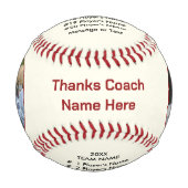 Baseball-Coach-Geschenke, Team-Foto, Coach-Foto Baseball (Vorderseite)