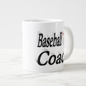 Baseball Coach Halbtext Jumbo-Tasse (Vorderseite Rechts)