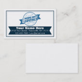 Baseball Coach - individuell anpassbare Visitenkar Visitenkarte (Vorne/Hinten)