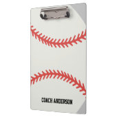 Baseball Coach Klemmbrett (Links)