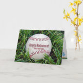 Baseball-Coach-Rente aus Team Karte (Gelbe Blume)