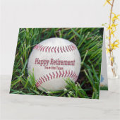 Baseball-Coach-Rente Karte (Gelbe Blume)