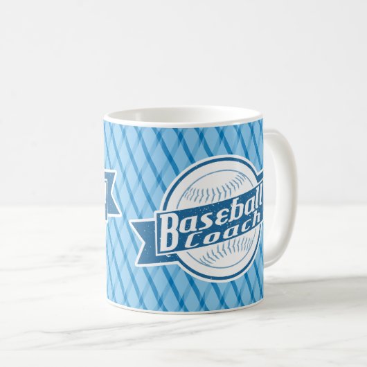 Baseball Coach Tasse (VorderseiteRechts)