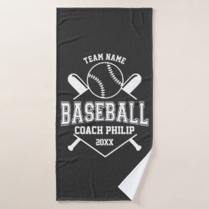 Baseball Coach Team Mama-Spieler-Team Geschenk Badehandtuch