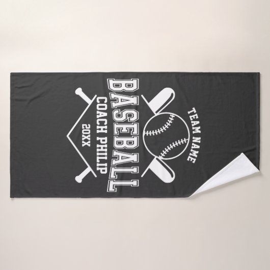 Baseball Coach Team Mama-Spieler-Team Geschenk Badehandtuch (Badehandtuch)