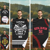 Baseball Coach Team Mama-Spieler-Team Geschenk Handtuch