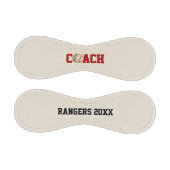 Baseball-Coach-Text mit Ball (Paneele)