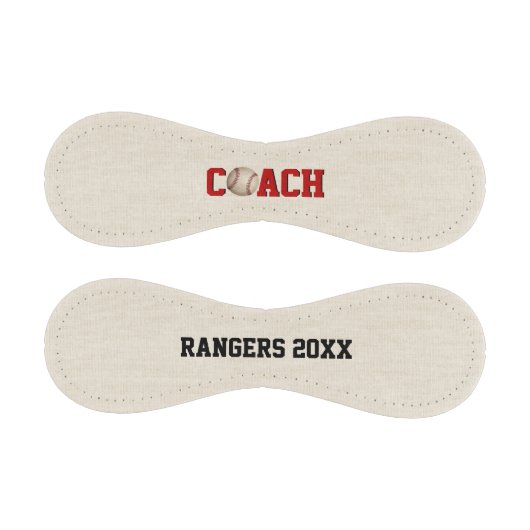 Baseball-Coach-Text mit Ball (Paneele)