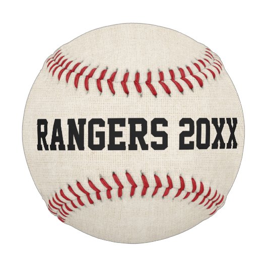 Baseball-Coach-Text mit Ball (Rückseite)