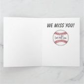 Baseball Coach wird bald gut Karte (Innenseite)