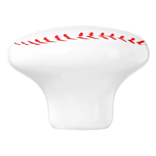 Baseball Coach's Office, Fieldhouse oder Kinderzim Keramikknauf (Seitenansicht)