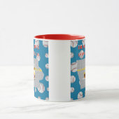 Baseball, coffee and donuts in the state of Iowa Tasse (Zentrum)