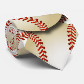 BASEBALL-COLLAGE KRAWATTE (Gerollt)