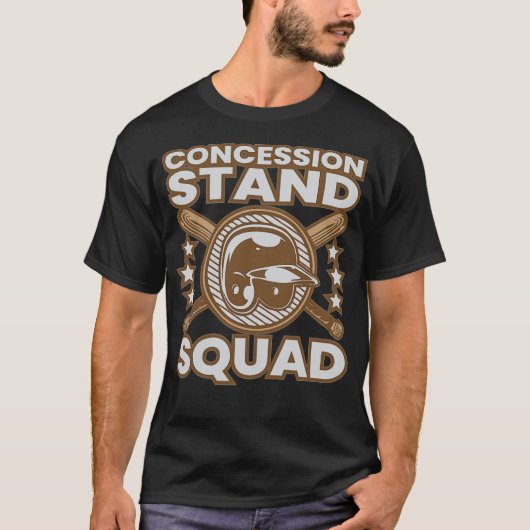 Baseball Concession Stand Squad animals -  T-Shirt (Vorderseite)