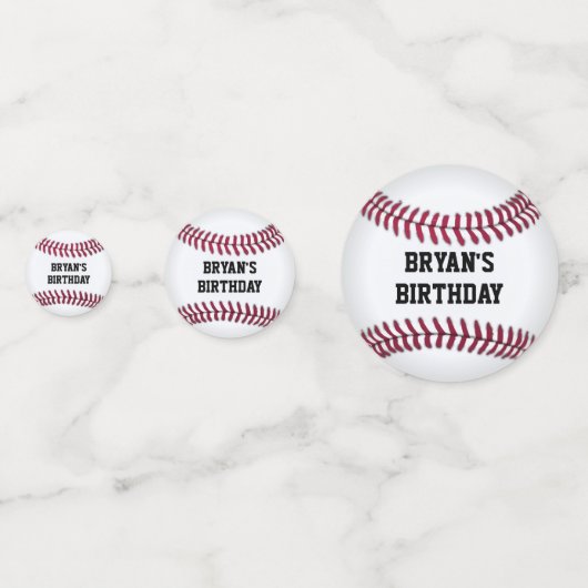 Baseball Confetti Konfetti (Vorderseiten)