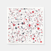 Baseball Confetti, transparentes PAPIERPARTY NAPKI Serviette (Vorderseite)