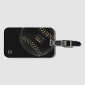 Baseball cool personalisiert gepäckanhänger (Vorderseite (Horizontal))