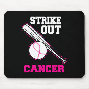Baseball - Cooles Brustkrebs-Bewusstsein G Mousepad