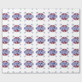 Baseball Cooperstown New York Geschenkpapier (Flach)