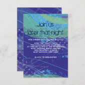 BASEBALL CRAZE Bar Bat Mitzvah Party Card Einladung (Vorne/Hinten)