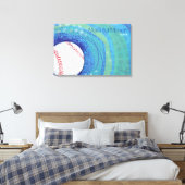 BASEBALL CRAZE Sign-In-Memory-Board Leinwanddruck (Insitu (Schlafzimmer))