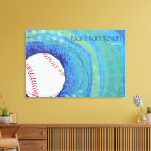 BASEBALL CRAZE Sign-In-Memory-Board Leinwanddruck (Insitu (Wohnzimmer))